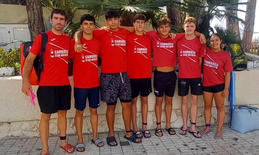 Esportistes del Cambrils Club Natació que van participar a la competició