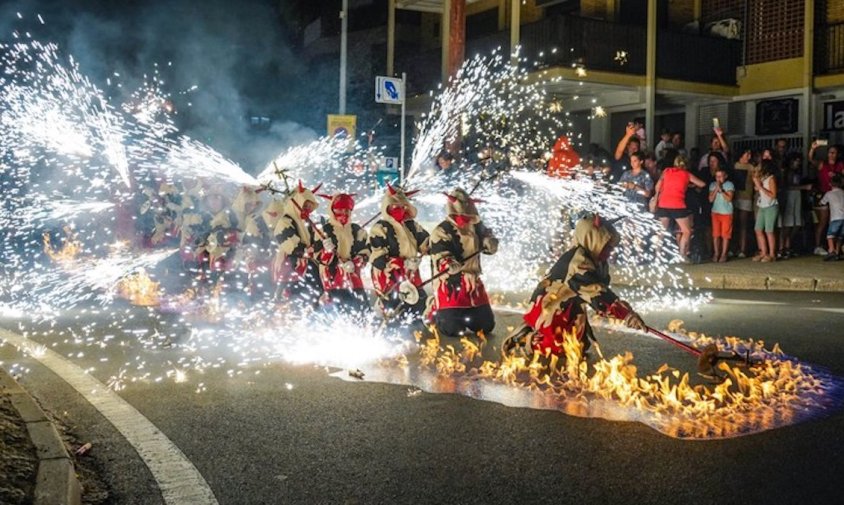 Imatge d'arxiu del correfoc infantil