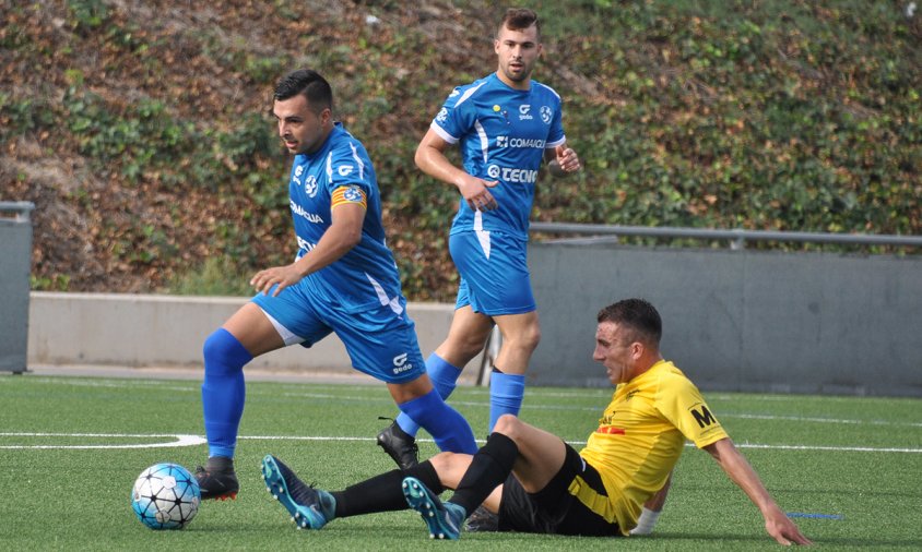 Imatge d'un partit del Cambrils Unió, aquesta temporada