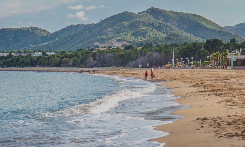 Imatge d'arxiu de la platja de l'Arenal, a l'Hospitalet de l'Infant