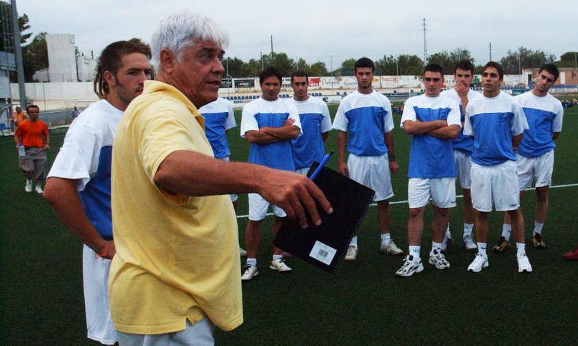 José Luis Guerra, a principis d'agost de 2007, en el primer entrenament de l'Oleastrum