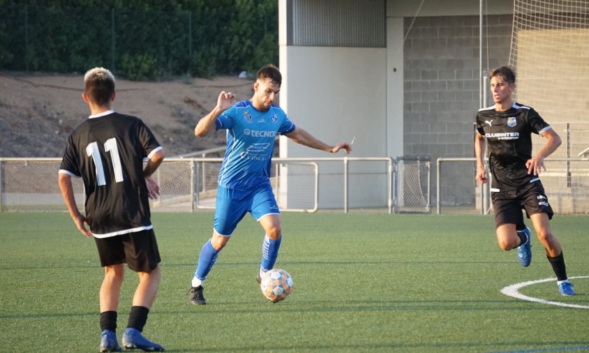 Imatge d'un partit del Cambrils Unió aquesta pretemporada