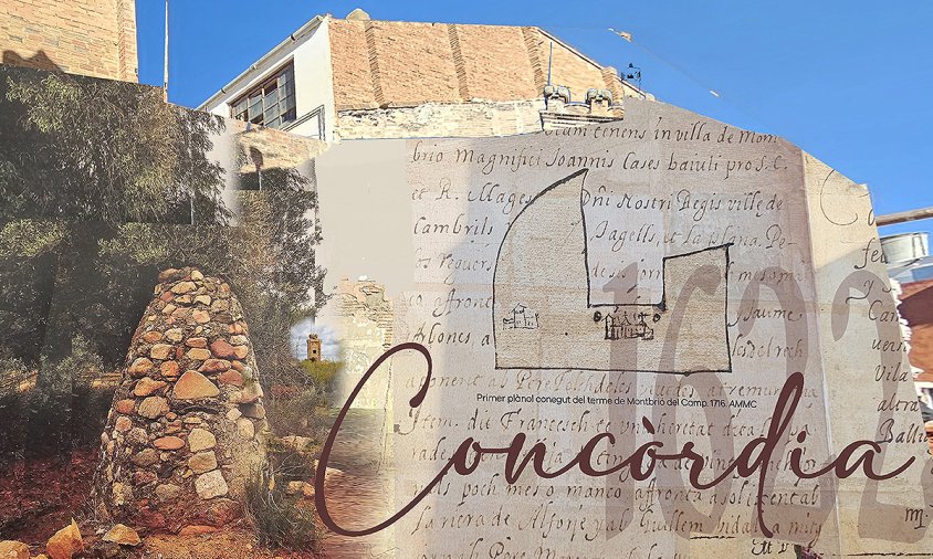 Mural de la Concòrdia que s'inaugurarà aquest proper diumenge a Montbrió