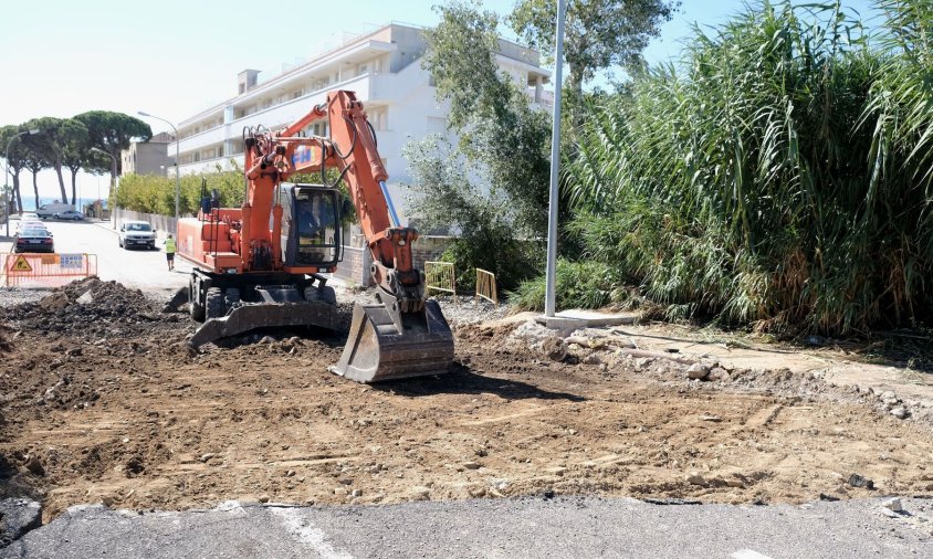 Els treballs van començar ahir al carrer de Venècia, a Vilafortuny