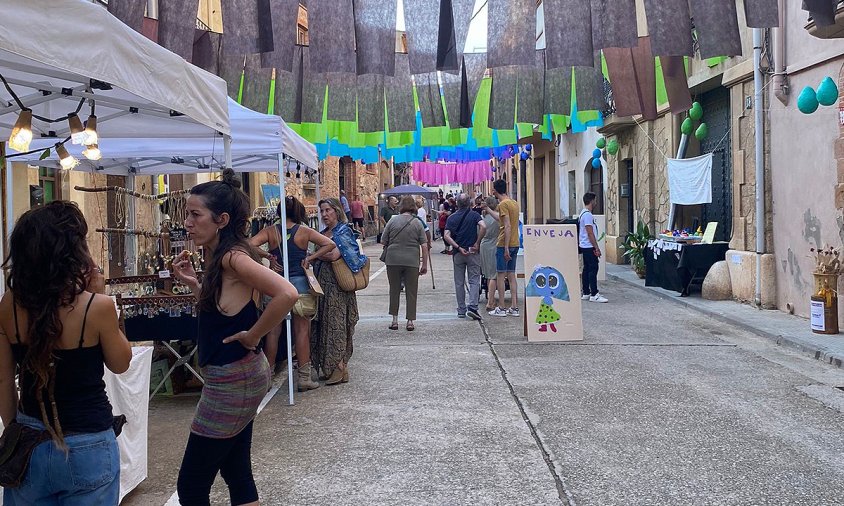 Ambient als carrers de Montbrió en el decurs del Montbriart