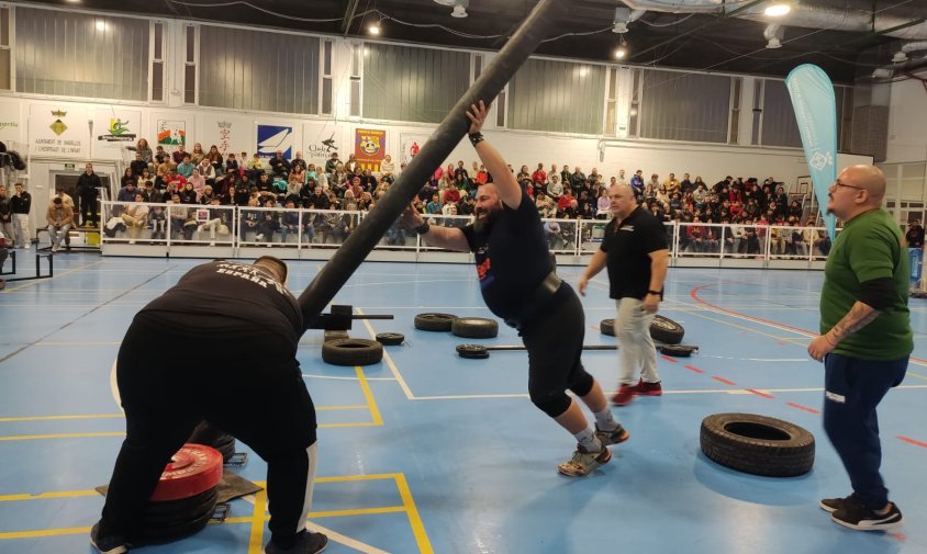 Imatge de l'atleta Juan Ferrer, participant en una de les proves de la final de l'any passat