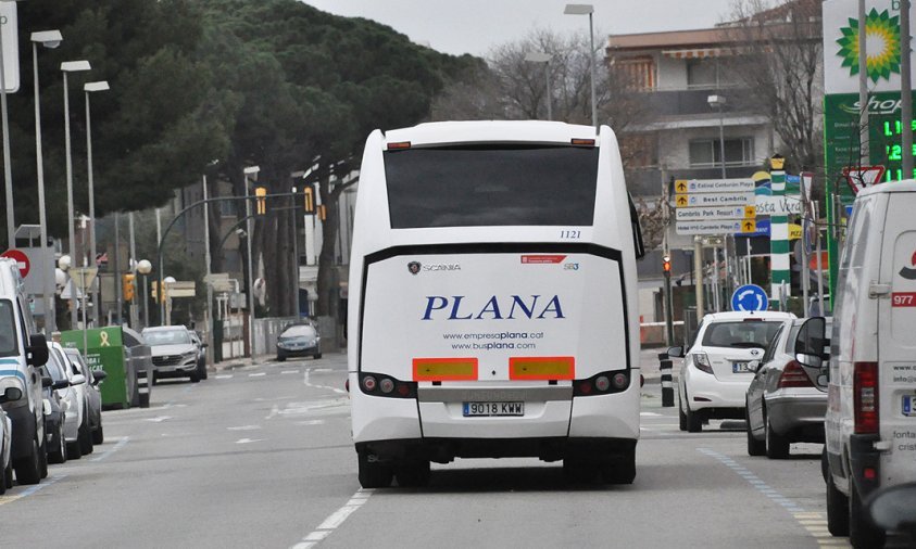 Imatge d'arxiu d'un autobús de l'empresa Plana