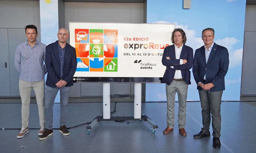 Roda de premsa de presentació de la propera edició de l'ExproReus