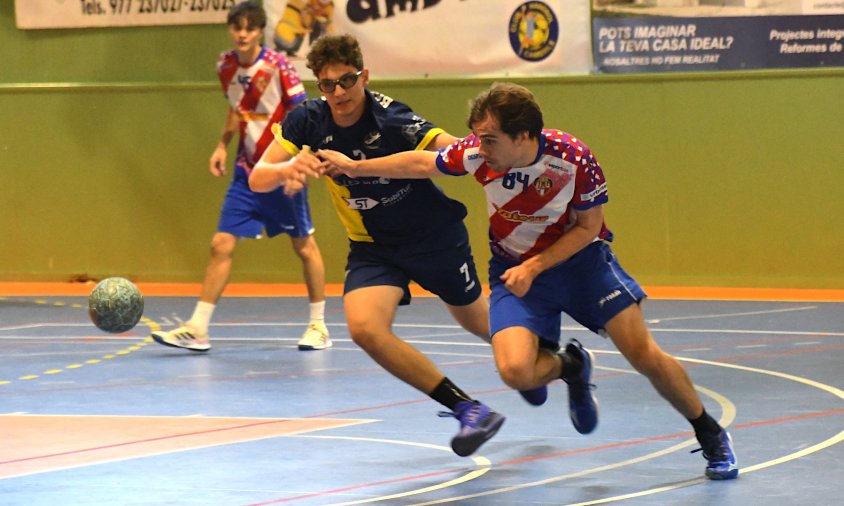 Imatge del partit de pretemporada entre el CH Cambrils i el Sant Joan Despí, aquesta temporada