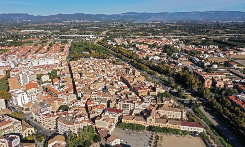 Vista aèria del Barri Antic de Cambrils