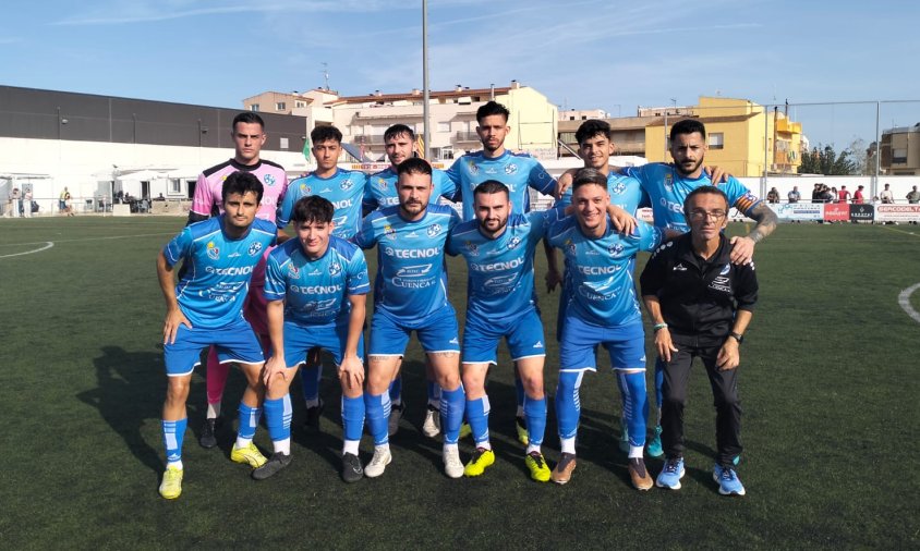 Equip titular del Cambrils Unió al camp del Jesús i Maria