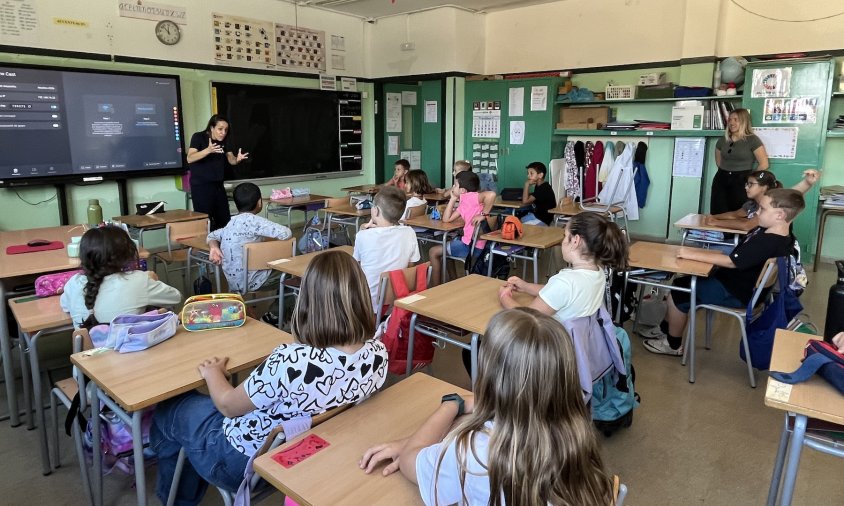 Sessió d'educació emocional a l'Escola Mestral