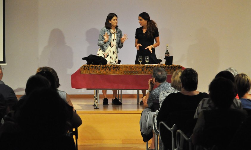 Un moment de la representació teatral, ahir al vespre al Centre Cultural