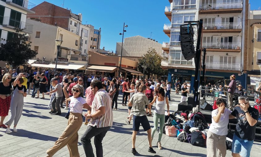 L’acte va començar a les 12h a la Plaça del Pòsit amb una «jam session»