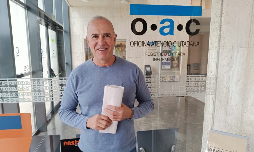 Xavier Torné, impulsor de la iniciativa, va presentar, ahir, la iniciativa a la OAC