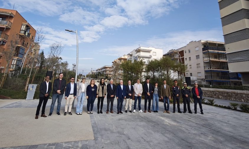 La inauguració de la Rambla de Barenys va tenir lloc ahir al matí