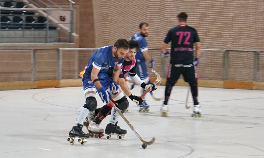 Un moment de partit jugat aquest passat dissabte a Cambrils