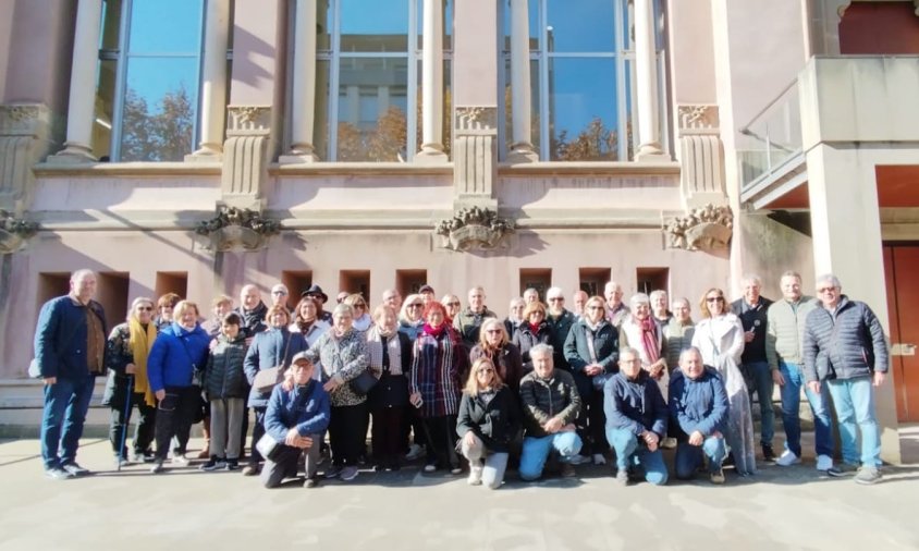 Foto de grup dels participants a la sortida a Manresa