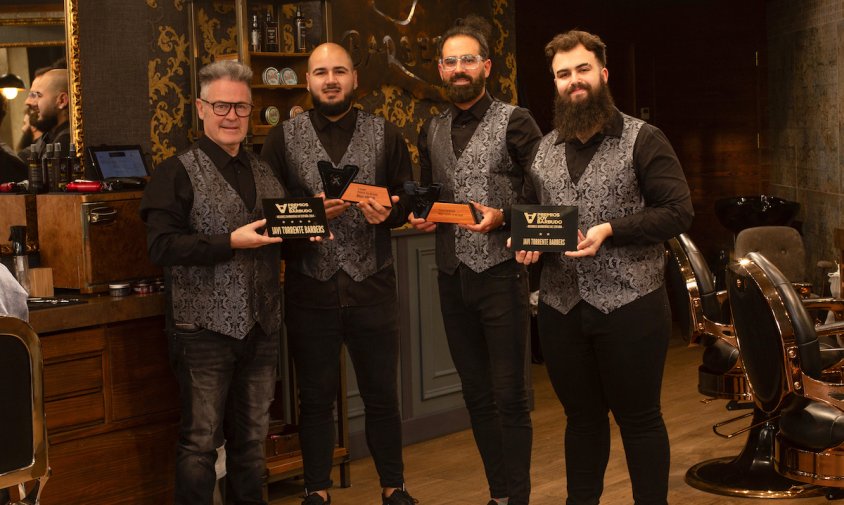 Javi Torrente Barbers també ha participat a la primera lliga barbera organitzada per Soy Barbudo