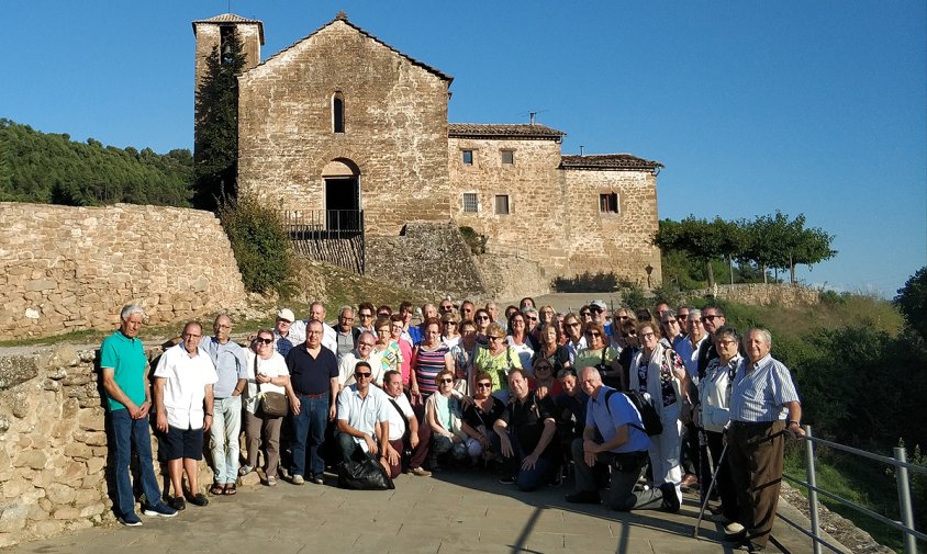 Foto de grup dels participants a la sortida a Solsona