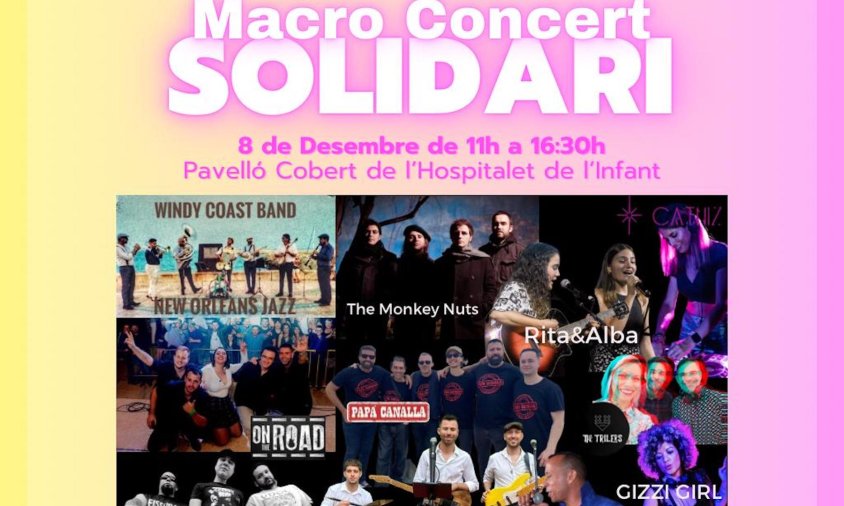 Cartell de l'actuació solidària