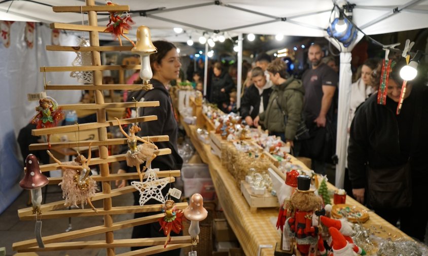 La Fira del Regal de Nadal només es va poder celebrar dijous i divendres