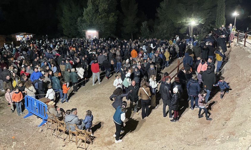 Imatge de l'entrada al Pessebre del divendres 6 de desembre