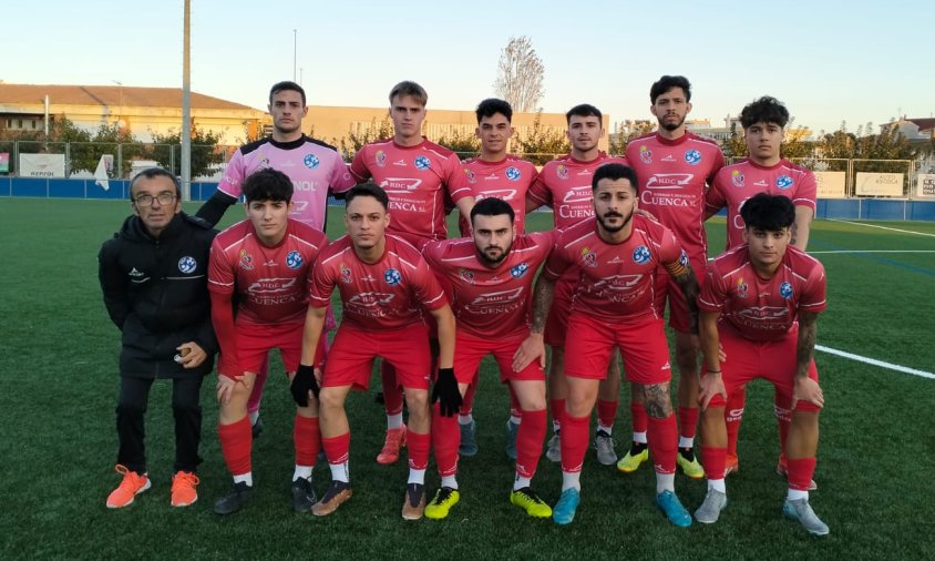 Equip titular del Cambrils Unió al camp del Morell