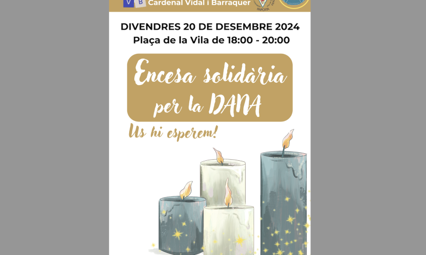 Cartell de l'activitat prevista per al proper divendres