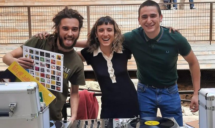 Arnau Mestres, Júlia Soler i Jordi Rovira, tres dels components de The Morning Sounds