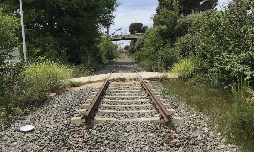 L'Ajuntament utilitzarà els diners de la subvenció per adaptar l'antic traçat ferroviari a la trama urbana