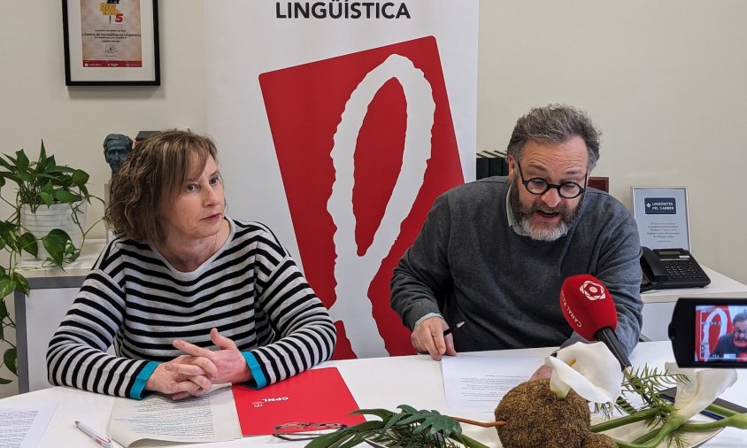 Presentació del balanç del CNL a càrrec d'Anna Saperas i Daniel Recasens