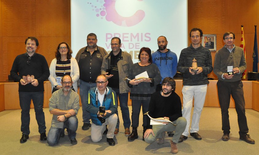 Foto de grup dels premiats