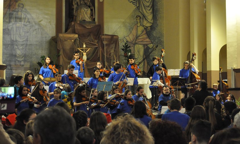 Imatge d'arxiu del concert solidari de l'any passat