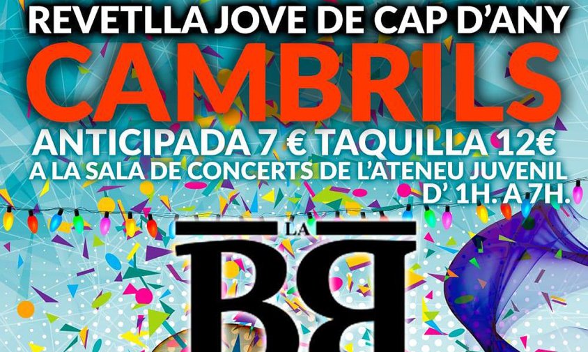 Cartell de la revetlla jove de Cap d'Any