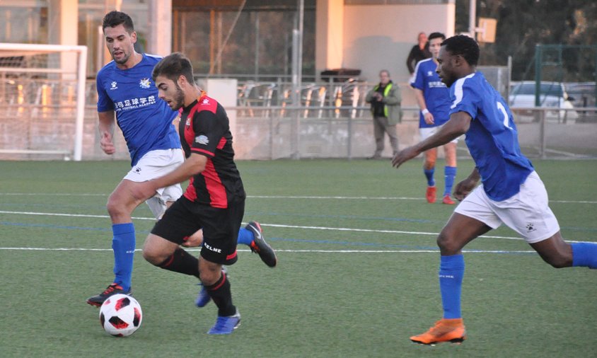 Imatge d'arxiu d'un partit del Reus B Cambrils aquesta temporada