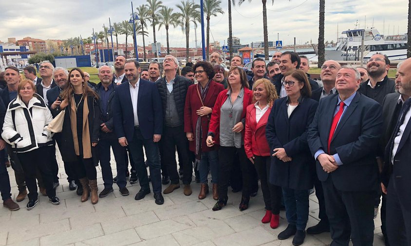 Foto conjunta de l'acte del PSC a Tarragona, aquest passat diumenge