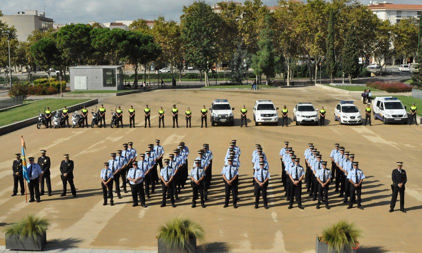 Imatge d'arxiu d'una celebració de Sant Miquel, patró de la Policia