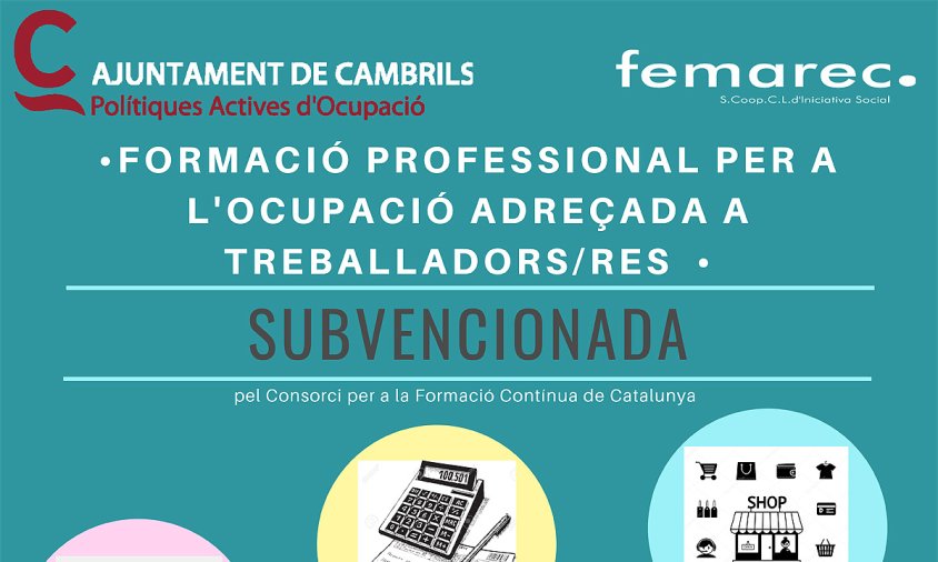 Cartell dels cursos formatius