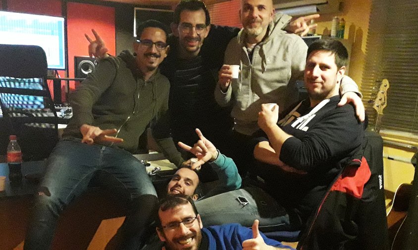 Foto dels membres del grup Toquem Fusta