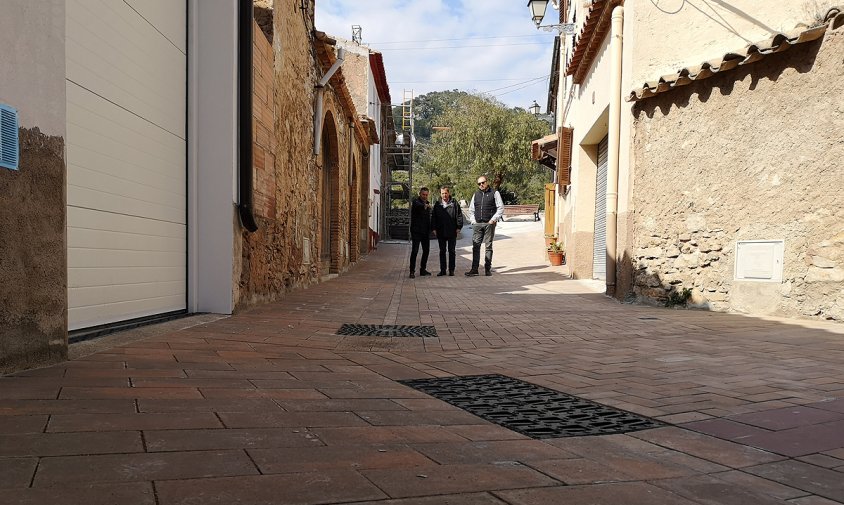 Imatge del carrer de Sant Agustí del nucli de Masboquera