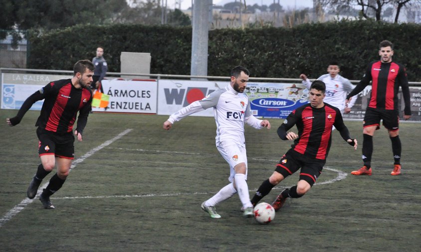 Imatge d'arxiu d'un partit del Reus B Cambrils i el Terrassa, el febrer de l'any passat