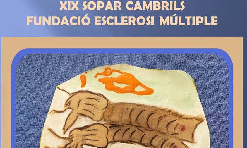 Cartell del sopar de la Fundació Esclerosi Múltiple