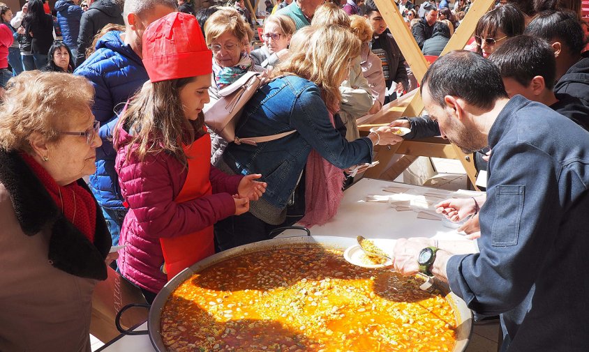 Imatge de la jornada gastronòmica d'aquest passat diumenge a Vandellòs