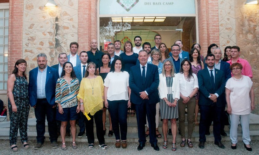 Imatge de grup dels consellers del Consell Comarcal del Baix Camp