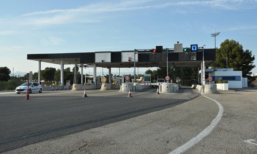 Peatge de l'autopista AP-7 a Cambrils