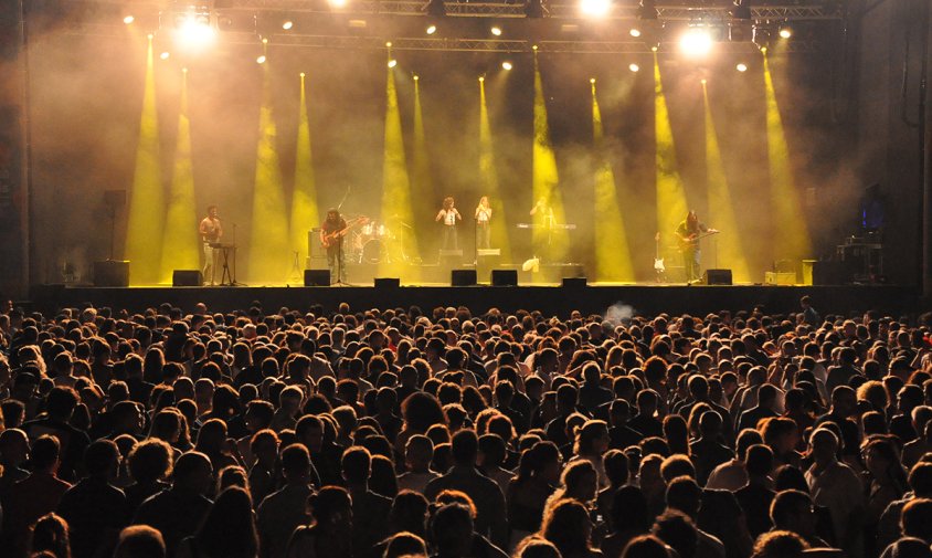 Concert de Momo, un dels que ha enregistrat més assistència de públic del FIMC d'enguany