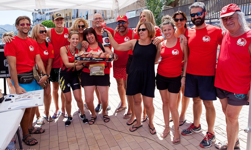 Entrega de premis per la quarta posició de l'equip Cambrils 1