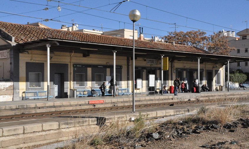 Aspecte actual de l'estació de tren