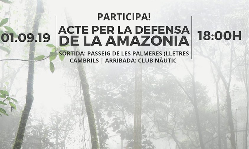 Cartell de l'acte convocat per aquest proper diumenge